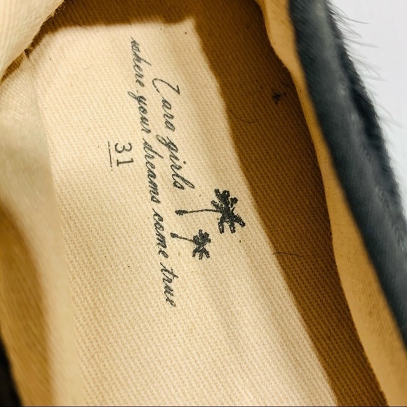 𝅺ZARA girls calf hair leather espadrille flats - Picture 5 of 5